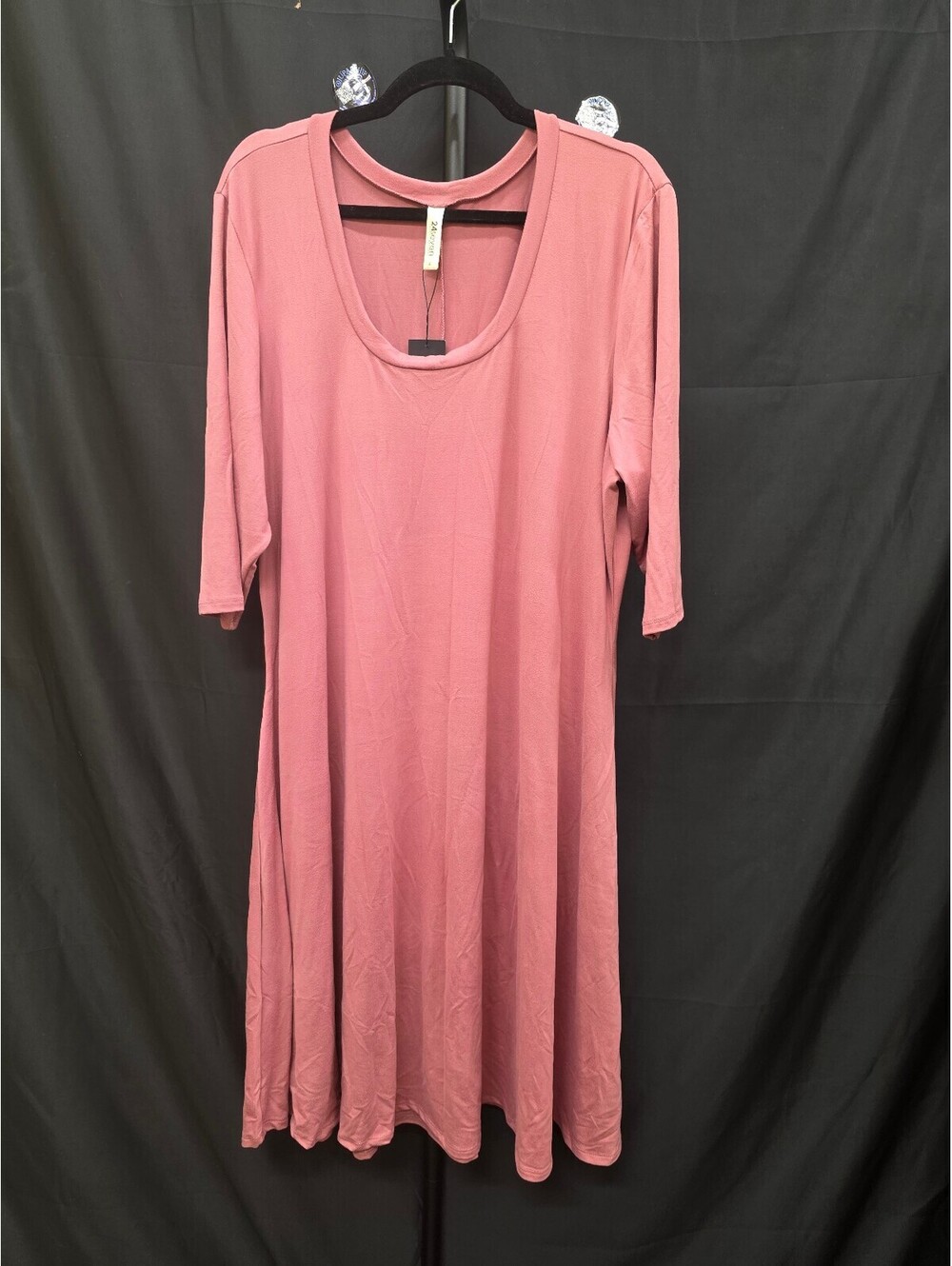 24SEVEN CASUAL MAXI DRESS SOFT LAVENDER SIZE 3X
